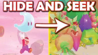 Hiding Power Moons in Super Mario Odyssey! (Hide and Seek Power Moons Mario challenge mod)