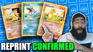 POKEMON REPRINT INCOMING !? POKEMON 25th ANNIVERSARY FIRST PARTNER PACK !!