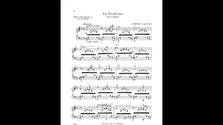 Henselt - Nocturne Op. 6 No. 2 "La Fontaine"