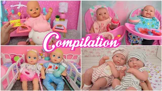 Baby Dolls Morning and Afternoon Routines Compilation