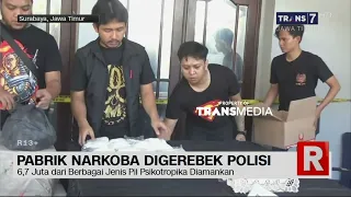 Pabrik Narkoba Di Kawasan Perumahan Elit Digerebek Polisi