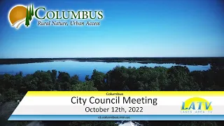 Columbus City Council Meeting October 12th, 2022