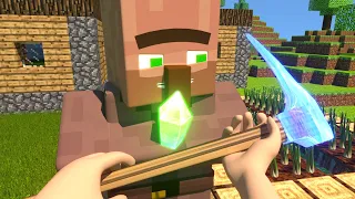 Trading a Enchanted Hoe - Minecraft Animation