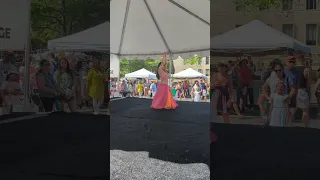 Julie Athie of Sahara Dance, Midday Solo III at Fiesta Asia, 6/1/24.