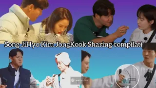 Song JiHyo Kim JongKook Sharing compilation