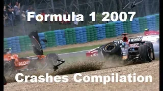 Formula 1 2007 Crashes Compilation