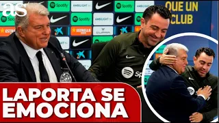 LAPORTA ROMPE A LLORAR y XAVI tiene que RESCATARLO |  Barcelona