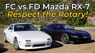 Mazda FC RX-7 vs FD RX-7 - Head to Head Review!