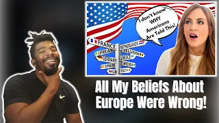 AMERICAN REACTS TO 10 Lies Americans are TOLD about Europe