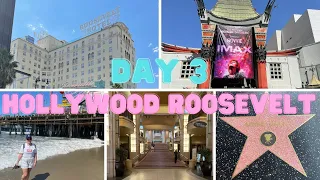 Checking in at Hollywood Roosevelt Hotel | Day 3 | America Trip 2022