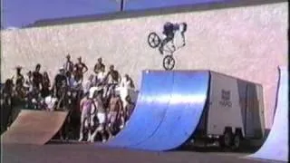 Ron Wilkerson, Old School BMX Freestyle, AFA Masters Series, Huntington Beach, CA, 1985