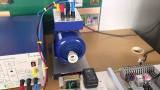 3 phase induction motor control |start stop | speed & Rotation change| temperature control