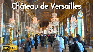 Inside Château de Versailles 🇫🇷 France Travel Walk Tour 4K HDR