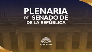 SESIÓN PLENARIA DEL SENADO - 29 de Mayo 2024