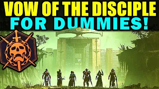 Destiny 2: VOW OF THE DISCIPLE RAID FOR DUMMIES! | Complete Raid Guide & Walkthrough!