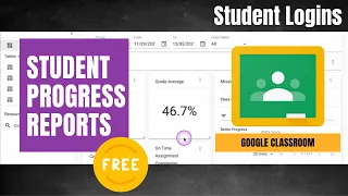 STUDENT login for Google Classroom Progress Reports