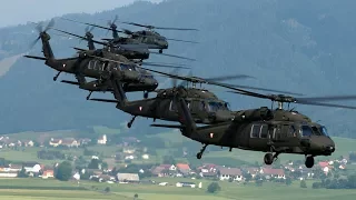 UH-60 Black Hawk Helicopters - UH-60 Apache Helicopter in Action