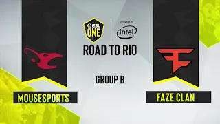 CS:GO - mousesports vs. FaZe Clan [Train] Map 2 - ESL One: Road to Rio - Group B - EU