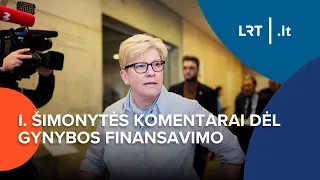 I. Šimonytės komentarai dėl gynybos finansavimo | 2024-03-18