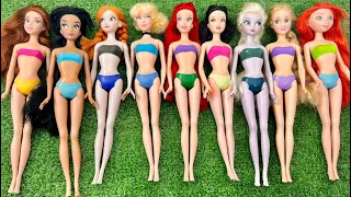 Disney Princess Doll Makeover ~ DIY Miniature Ideas for Barbie - Wig, Dress, Faceup, and More! ASRM