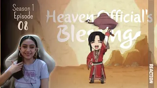 Tian Guan Ci Fu   天官赐福  REACTION by Just a Random Fangirl 【Heaven Official's Blessing】Episode 08