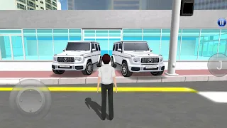 new Mercedes g63 suv car came to the gas station for refuel gameplay_3d driving class#35 simulation
