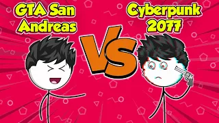 GTA San Andreas Gamers VS Cyberpunk 2077 Gamers