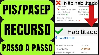 PIS/PASEP 2022 NÃO HABILITADO EXISTEM IMPEDIMENTOS - RECURSO PARA DEIXAR HABILITADO O ABONO SALARIAL