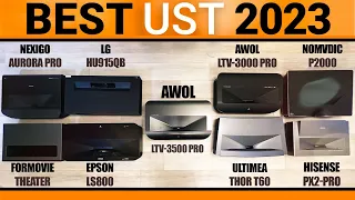 Best Ultra Short Throw Projectors 2023 (UST) || AWOL LTV-3500 Pro, Epson LS800, Nexigo Aurora Pro
