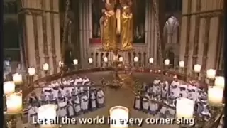 Lincoln Cathedral Choir - Let all the world in every corner sing (Vaughan -Williams)