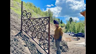 SCRAP Cast IRON and DRILL pipe fencing | CLOSING in the BACK pasture