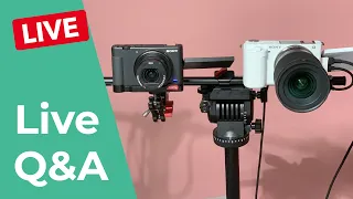 🔴 Live Q&A! Comparing the Sony ZV-E10 and ZV-1 for livestreaming with the ATEM Mini!