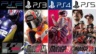 MotoGP PlayStation Evolution PS2 - PS5 #gamehistory#evolutiongame