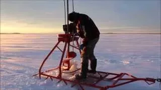 Commercial Ice Fishing | Setting Nets