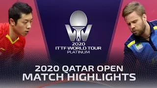 Ma Long/Xu Xin vs Anton Kallberg/Jon Persson | 2020 ITTF Qatar Open Highlights (R16)