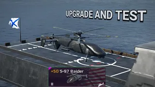 S-97 RAIDER HERO HELICOPTER FROM VIP BATTLEPASS UPGRADE AND TEST - MODERN WARSHIPS