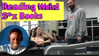 Reading Embarrassing Books In The Library Prank (Reaction)