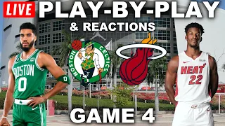 Boston Celtics vs Miami Heat Game 4 | Live Play-By-Play & Reactions