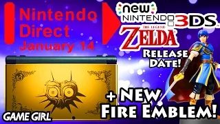 JustJesss Reacts Live: Majora's Mask New 3DS Release Date + New Fire Emblem - Jan 14 Nintendo Direct