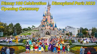 Disney100 Opening Ceremony at Disneyland Paris with 100 Disney Characters! - October 16th, 2023