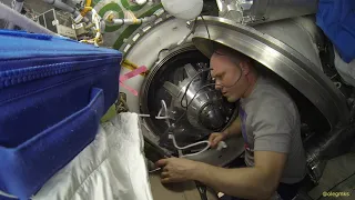 Preparation of the space Truck "Progress" for sending to Earth (full version in HD)