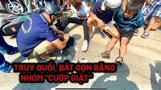 Truy đuổi, tóm gọn băng nhóm "cướp giật" chuyên nghiệp tại Dĩ an...