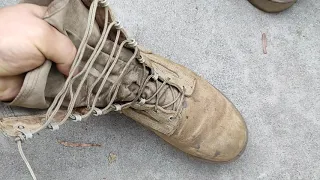 Ужасная обувь морской пехоты США. Армейские ботинки.