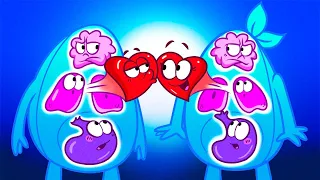 BRAIN vs HEART | Vegetables INSIDE OUT by Avocado Family