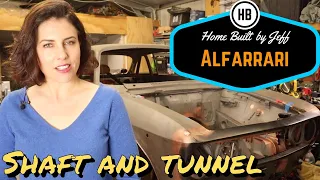 Shaft and tunnel work - Ferrari engined Alfa 105 Alfarrari build part 87