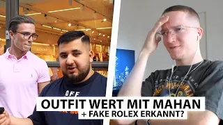 Justin reagiert auf "Wie viel ist dein Outfit Wert" mit FAKE Rolex.. | Reaktion