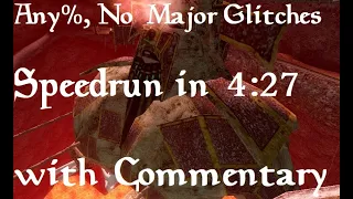 [Commentary] Morrowind Any% No Major Glitches Speedrun in 4:27