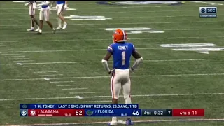 Florida fan yells “ALABAMA IS A BUNCH OF P******” sec championship 2020