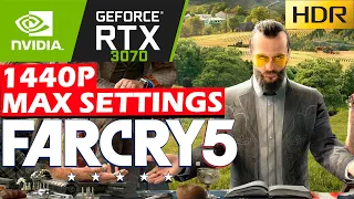 Far Cry 5 | RTX 3070 | i5 10400F | 1440p | HDR | Max Settings