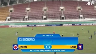 AFC U16 Qualifiers 2020 Group J : JAPAN 4-0 LAOS